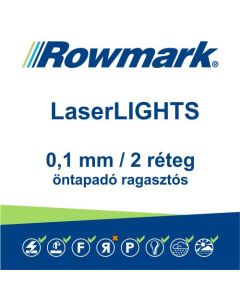 LaserLIGHTS 0,1 mm vastag, kétrétegű, öntapadós fólia gravíranyagok, ívek