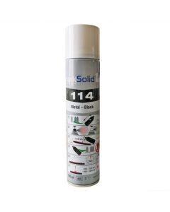 TherMark, markSolid 114 spray, fekete, fémekre