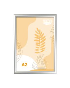 Szögletes sarkú A2 méretű plakátkeret, posztertartó