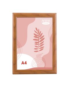 posztertartó, plakátkeret, A4, famintázatú