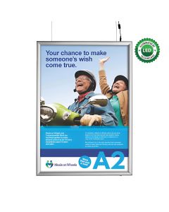 A2 LED világító kétoldalas plakátkeret 