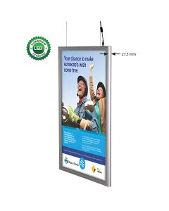 3363-LED plakátkeret A3 kétoldalas