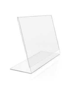 fekvő, asztali laptartó, plexi A6 laptok