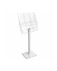 állványos prospektustartó 12 db cellával