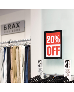 Duraframe infókeret A5 FEKETE /4881F/