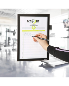 Duraframe Note infókeret A4 FEKETE /4993F/