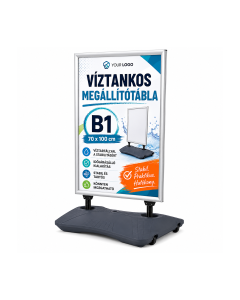 víztankos megállítótábla B1