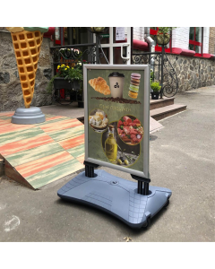 8181 - Víztartályos, kültéri megállítótábla A1 méret