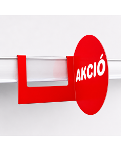 jelzőtábla ársínhez akció felirattal