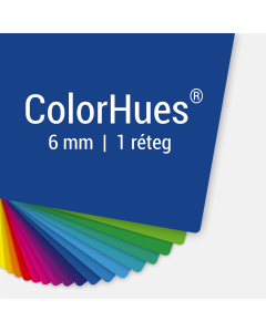 Gravírozható lemez, egyszínű, fényes és matt oldallal, Colorhues