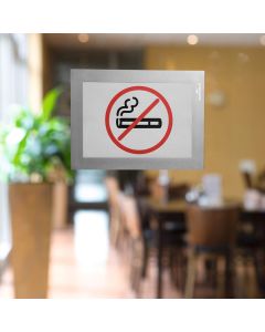 Duraframe infókeret A6 EZÜST /4890/