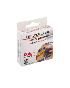 Colop e-mark tekercses öntapadó címke – fényes fehér