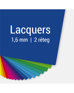 Rowmark gravírozható lemez Lacquers 1,6 mm vastag