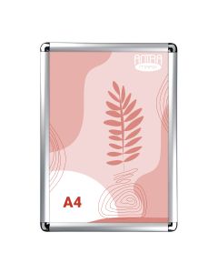 Plakátkeret, posztertartó, a4 méret, lekerekített sarok