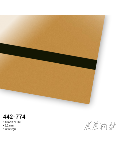 Lacquers gravírtáblák 3,2 mm vastag