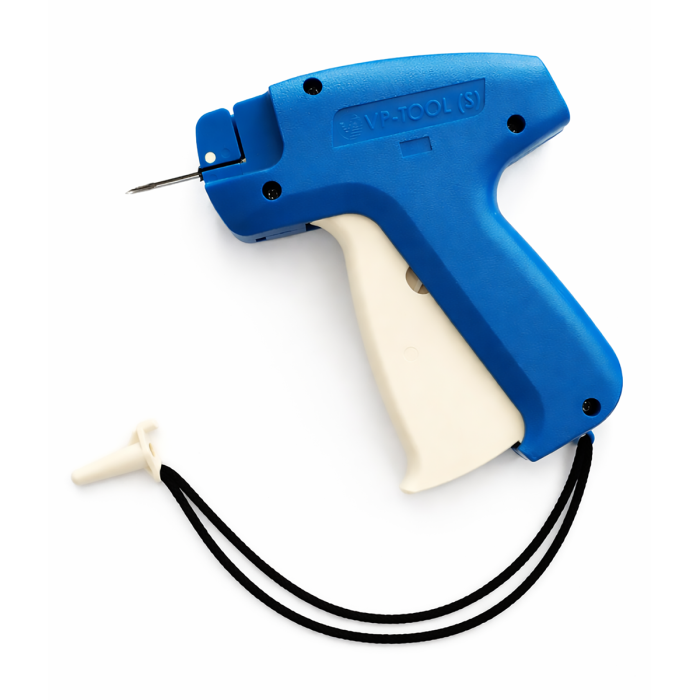 Függőcímkéző késes tűvel