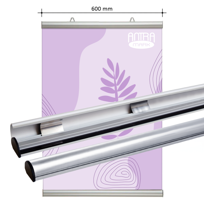Alumínium plakátsín 600 mm