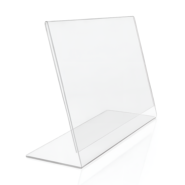 fekvő, asztali laptartó, plexi A6 laptok