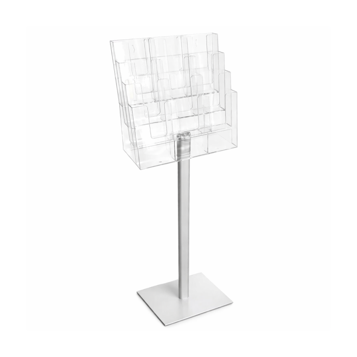 állványos prospektustartó 12 db cellával