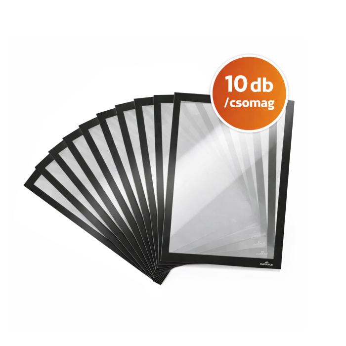 fekete infókeret 10 db