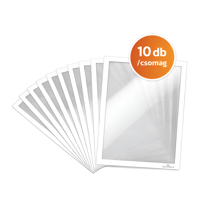 fehér infókeret 10 db