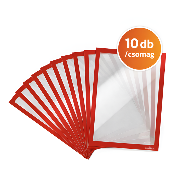 10 db piros laptartó A4