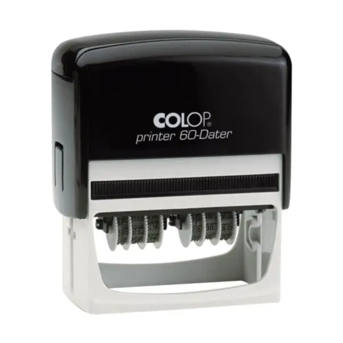 Dupla dátumbélyegző szöveggel, colop printer 60