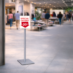 Laptartó állvány A4-es, műanyag laptartóval /4810X/