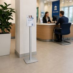 Szórólaptartó állvány A5 méret /48291A5/