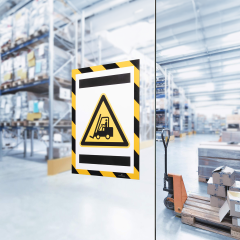 Duraframe Security A4 SÁRGA-FEKETE /4893/