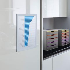 Duraframe inf&oacute;keret A4 FEH&Eacute;R XXL /4892FE10/