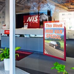 Duraframe inf&oacute;keret 2 db A4 PIROS /4892P2/