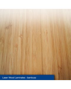 Laser Wood Laminate, bambusz, 610 x 305 x 3 mm