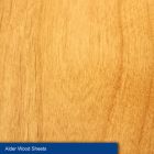 Alder Wood Sheets, 305 x 102 x 6 mm