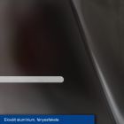 Eloxált alumínium, mattfekete - 0,5 mm