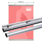 Posztersín alumínium 1200 mm széles
