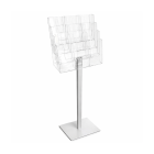 állványos prospektustartó 12 db cellával