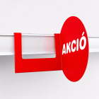 jelzőtábla ársínhez akció felirattal