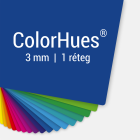 Gravírozható lemez, egyszínű, fényes és matt oldallal, Colorhues