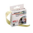Colop e-mark tekercses öntapadó címke – átlátszó