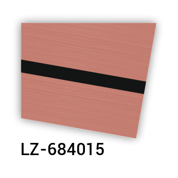 Gravírozható fólia rozegold-fekete