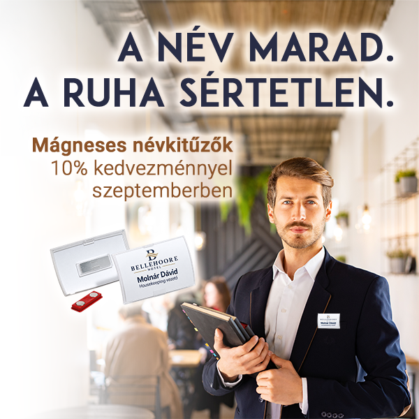 akciós névkitűző kedvezményes mágneses névkitűző