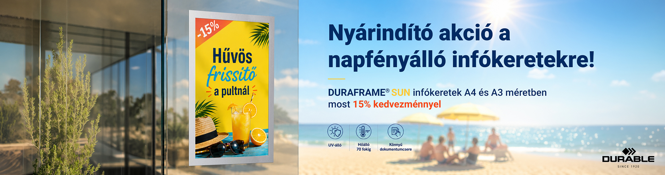 akciós infókeretek kedvezményes uv-álló infókeretek